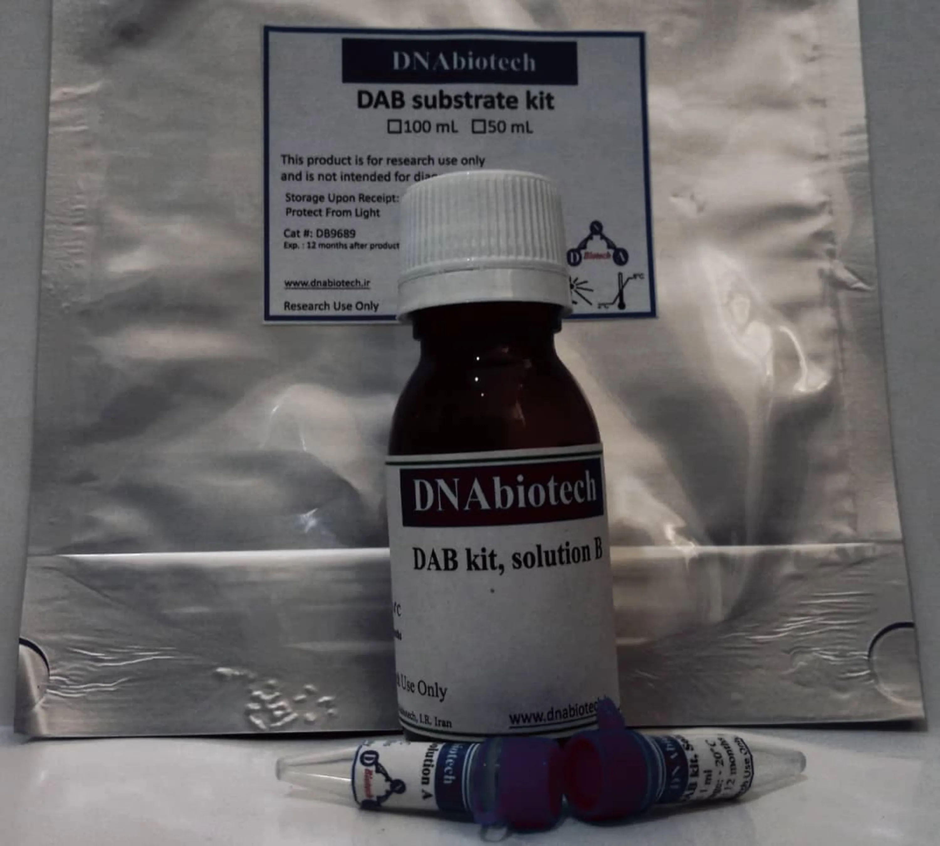 کیت سوبسترای DAB حجم 100ml  برند DNAbiotech kalazist کالا زیست